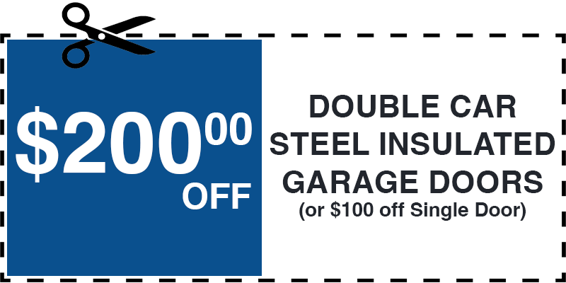 200 off garage door repair Babylon